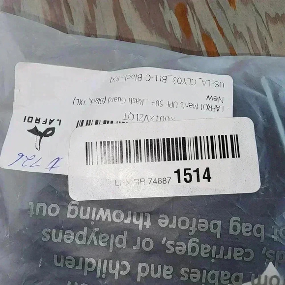 LAFROI Men's LS UPF 50+ Baselayer Skins Burst  Compression Rash Guard. XL XXL - Picture 8 of 9